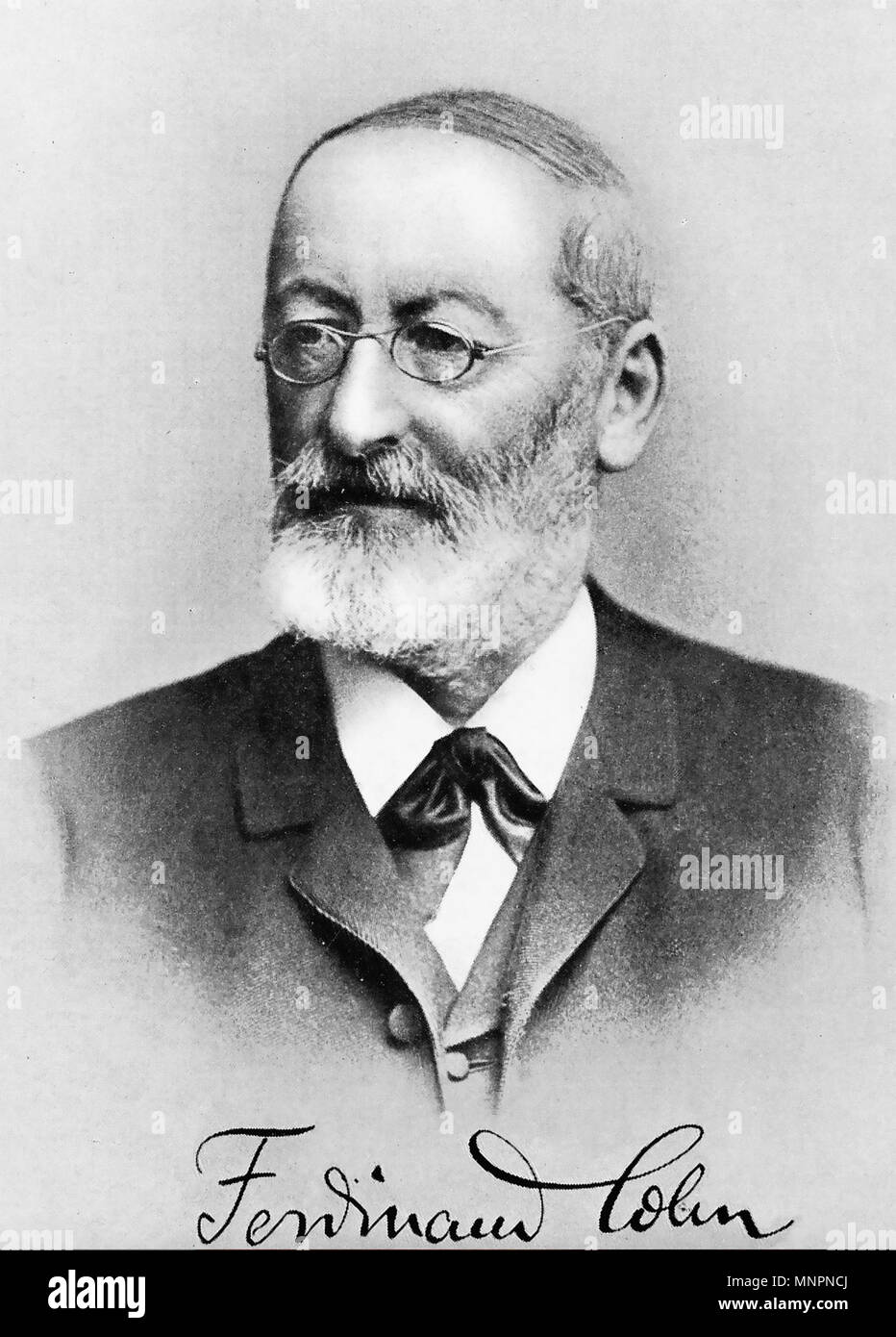Ferdinando Cohn (1828-1898) biologo tedesco Foto Stock