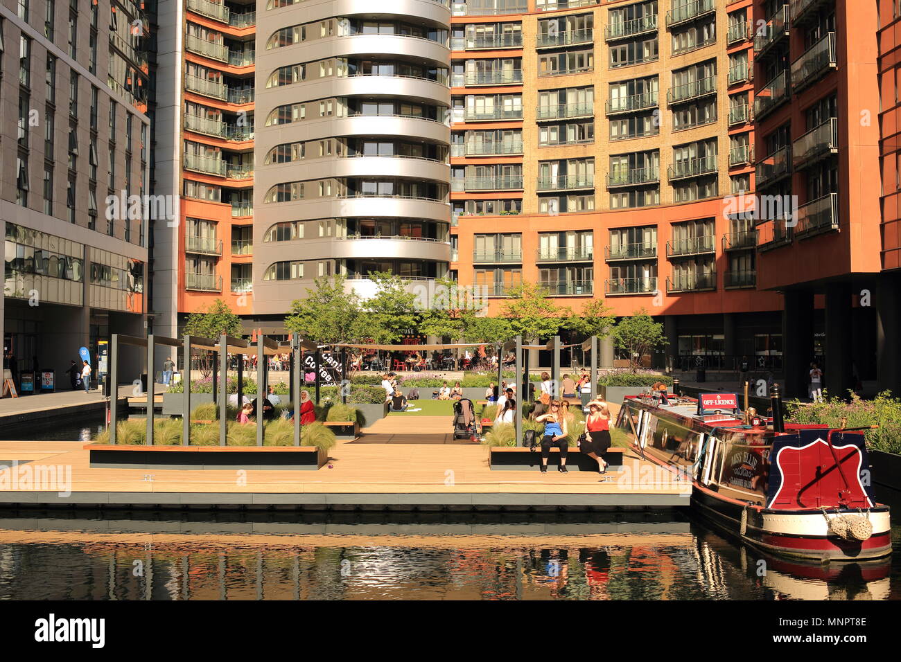 Canalweal cavalcata in Little Venice, Maida Vale Londra Foto Stock