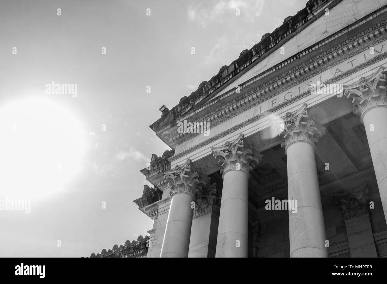 Stato di Washington's grand capitol building in Olympia, Washington. Foto Stock