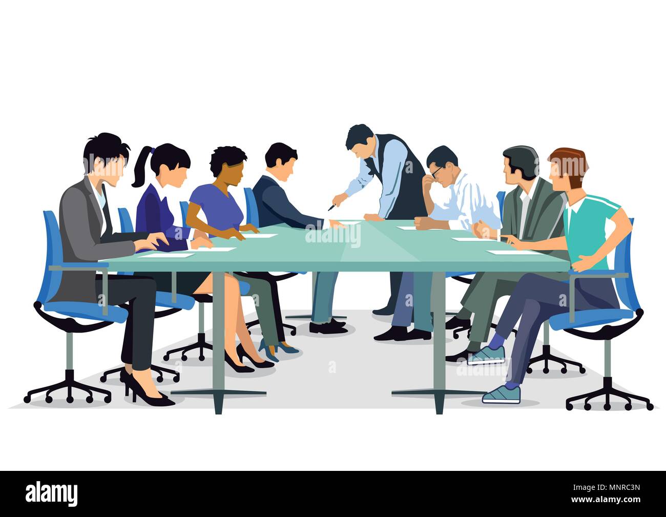 Consultazione, seminari e corsi di formazione Illustrazione Vettoriale