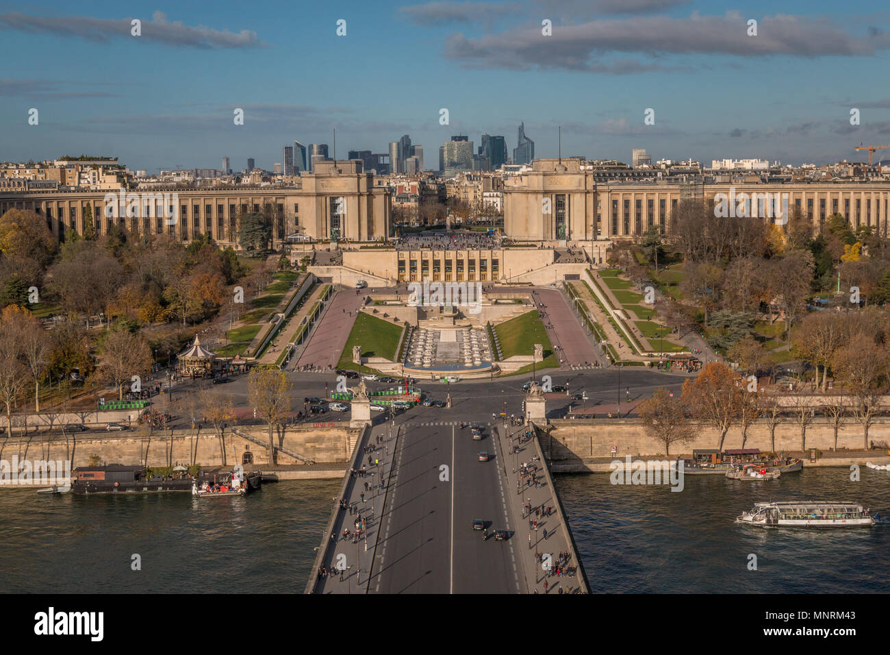 Trocadero a Parigi Foto Stock