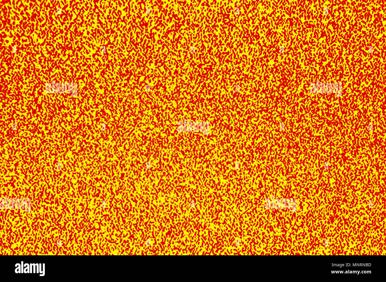 Abstract backgroud colorati - giallo e rosso rumore di tv Foto Stock