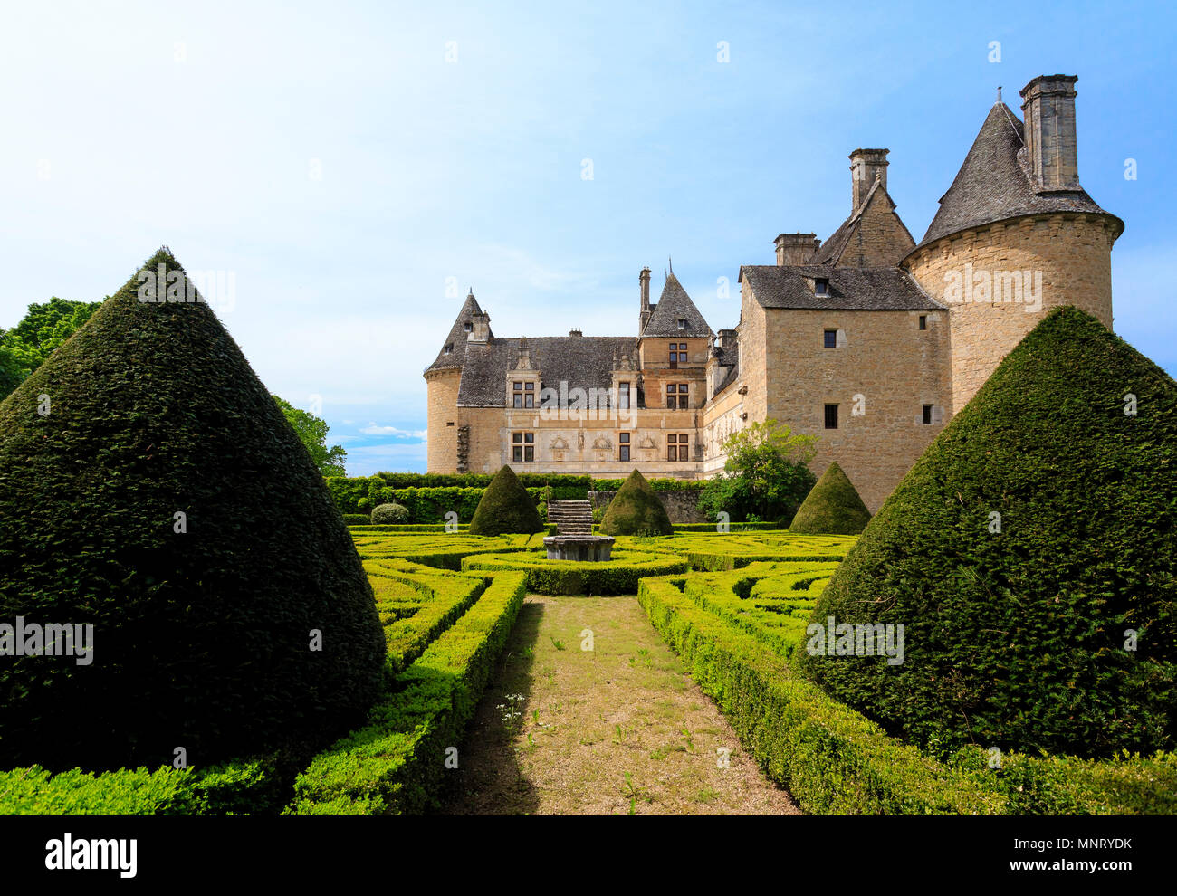 Francia, Lot, Quercy, Valle della Dordogna, Saint Jean Lespinasse, Chateau de Montal // Francia, lotto (46), Quercy, vallée de la Dordogne, Saint-Jean-Lespinas Foto Stock