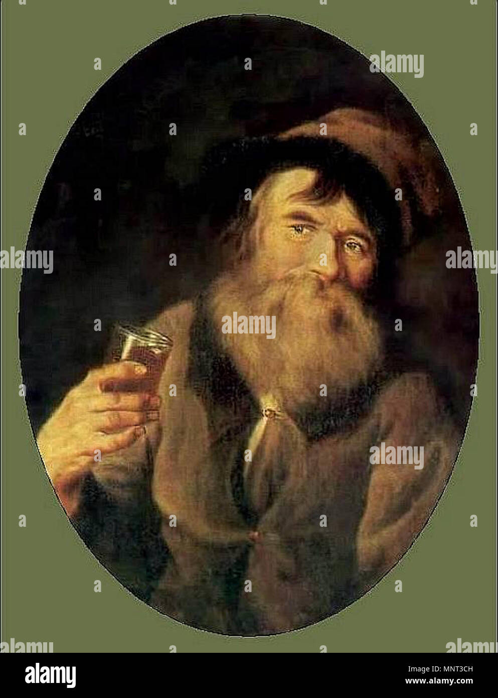 . Портрет крестьянина со стаканом в руке 1789 г,, холст масло, 71,5 x 55 cммузей-усадьба Кусково, Москва . 1789. Nikolay Argunov (1771-) nomi alternativi Nikolai Argunov Descrizione pittore russo figlio di Ivan Argunov Data di nascita e morte 1771 dopo 1830 Luogo di nascita e morte di San Pietroburgo Autorità di Mosca controllo : Q16272543 VIAF: 47896211 ULAN: 500030584 LCCN: no2005121780 GND: 131505211 WorldCat 969 Contadino con vetro da N.Argunov (1789, Kuskovo) Foto Stock