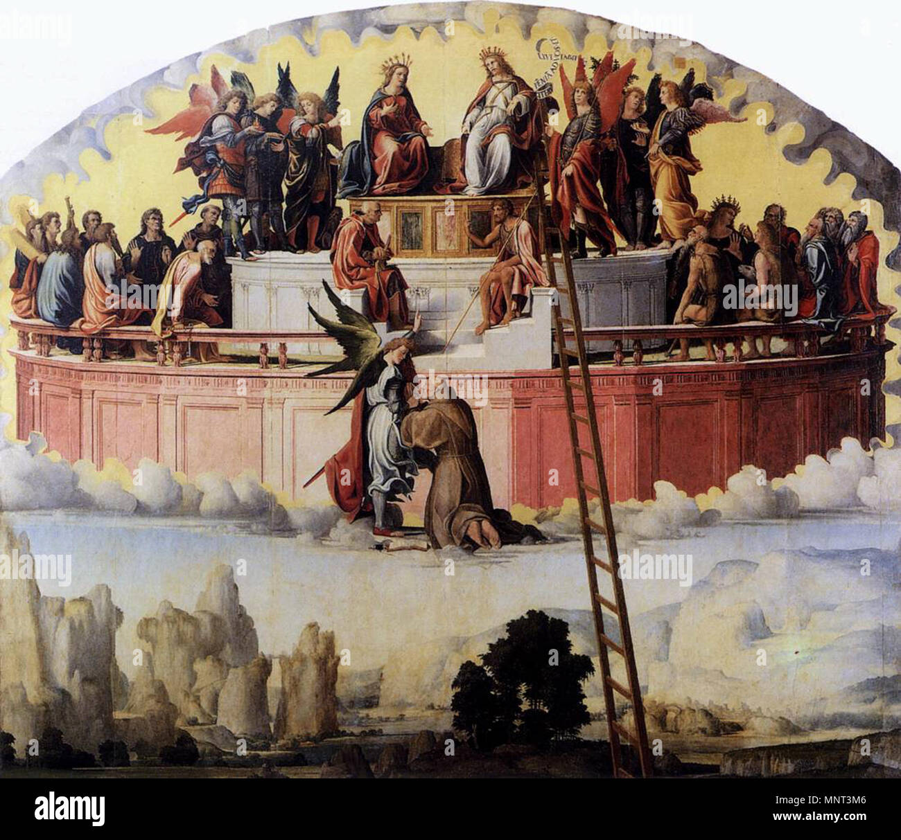 970 Pedro Fernández - Visione del Beato Amedeo Menez de Sylva - WGA07809 Foto Stock