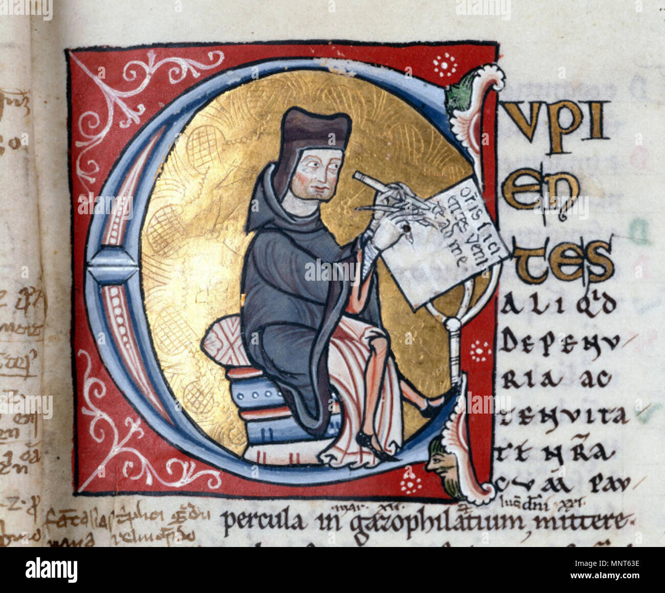 . Petrus Lombardus (Pierre Lombard), Troyes - BM - ms. 0900 . 1158. Anonimo 979 Petrus Lombardus Foto Stock