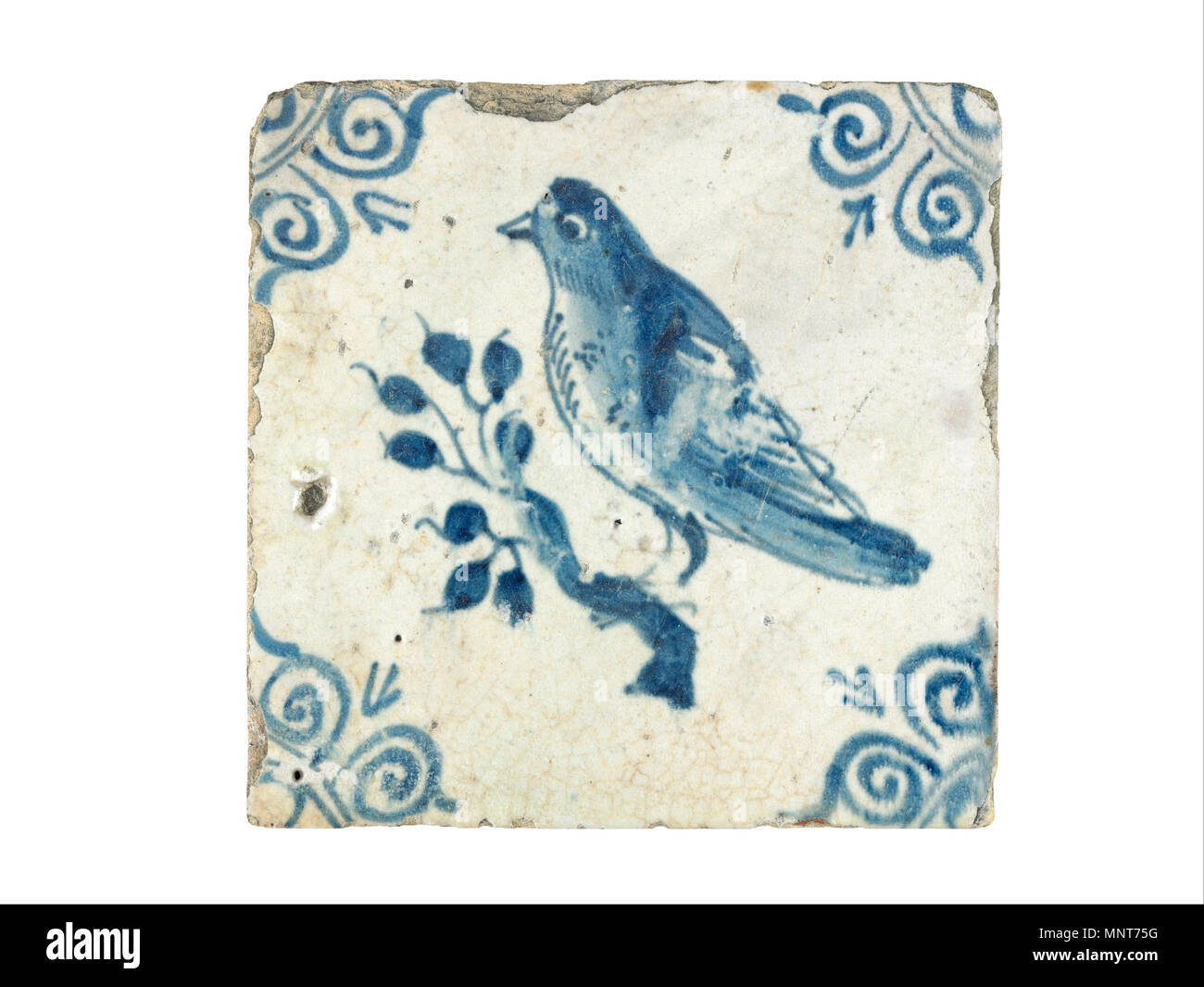 Piastrella; tile parete (1601 - 1650). 984 Pickleherring, Southwark ( ) - piastrella; parete piastrella - Google Art Project Foto Stock