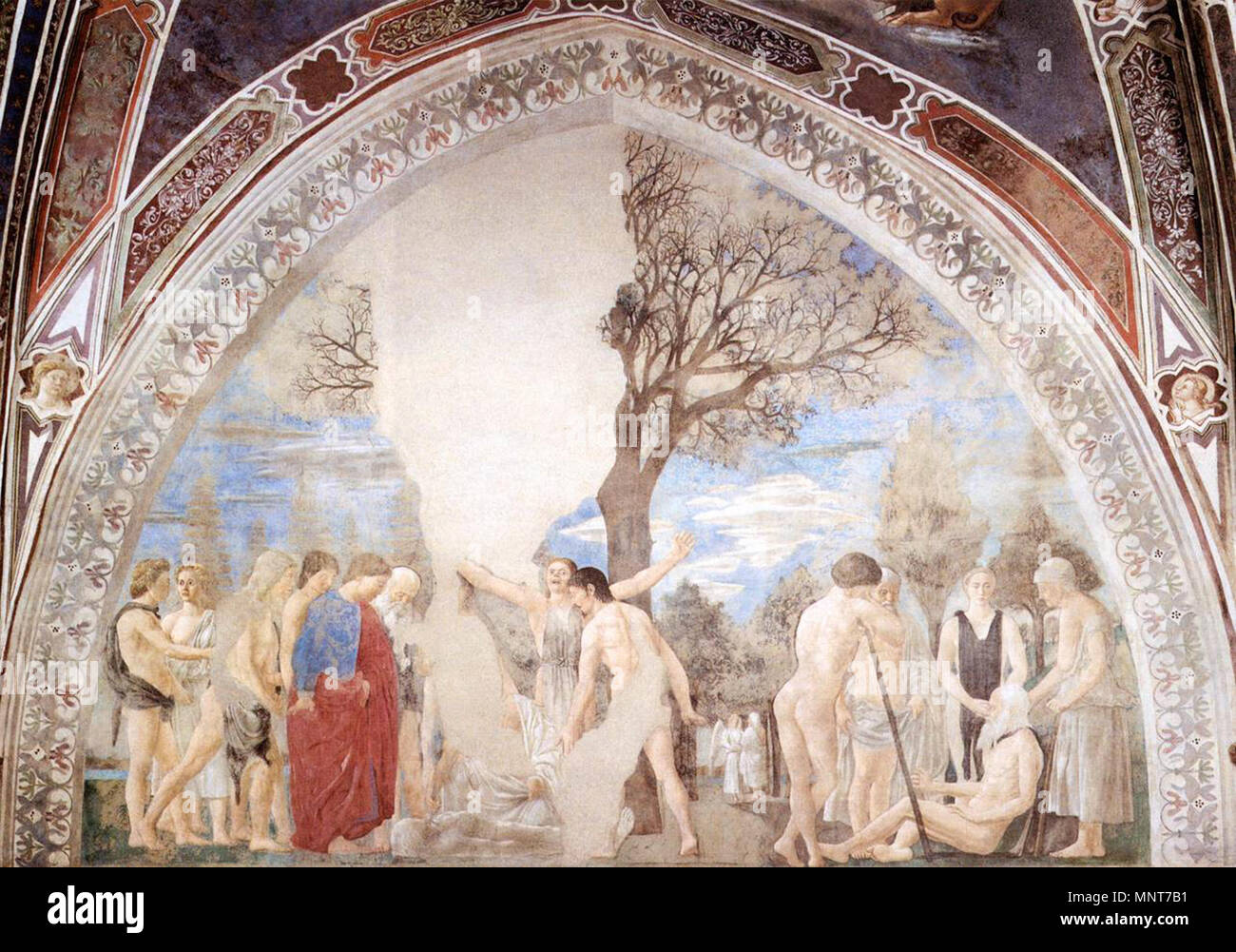 . Pittore italiano e matematico 985 Piero della Francesca - 1. La morte di Adamo - WGA17475 Foto Stock