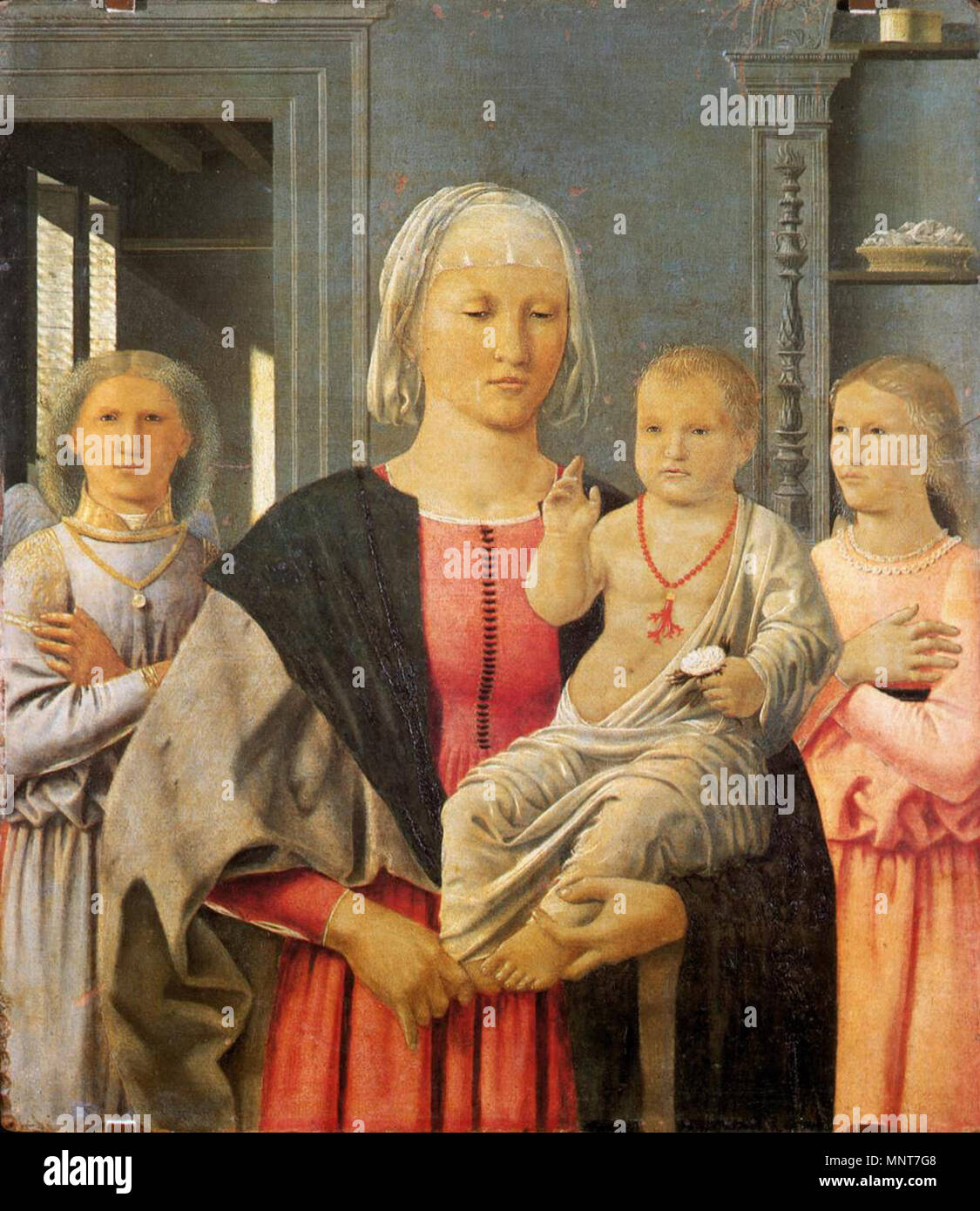 La Madonna di Senigallia circa 1470. 986 Piero della Francesca - Madonna di Senigallia - WGA17614 Foto Stock
