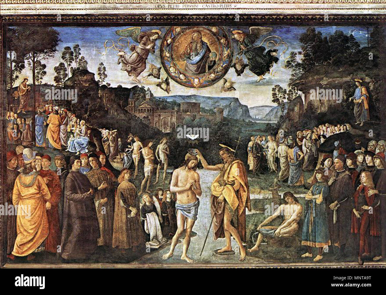 leonardo il battesimo di cristo
