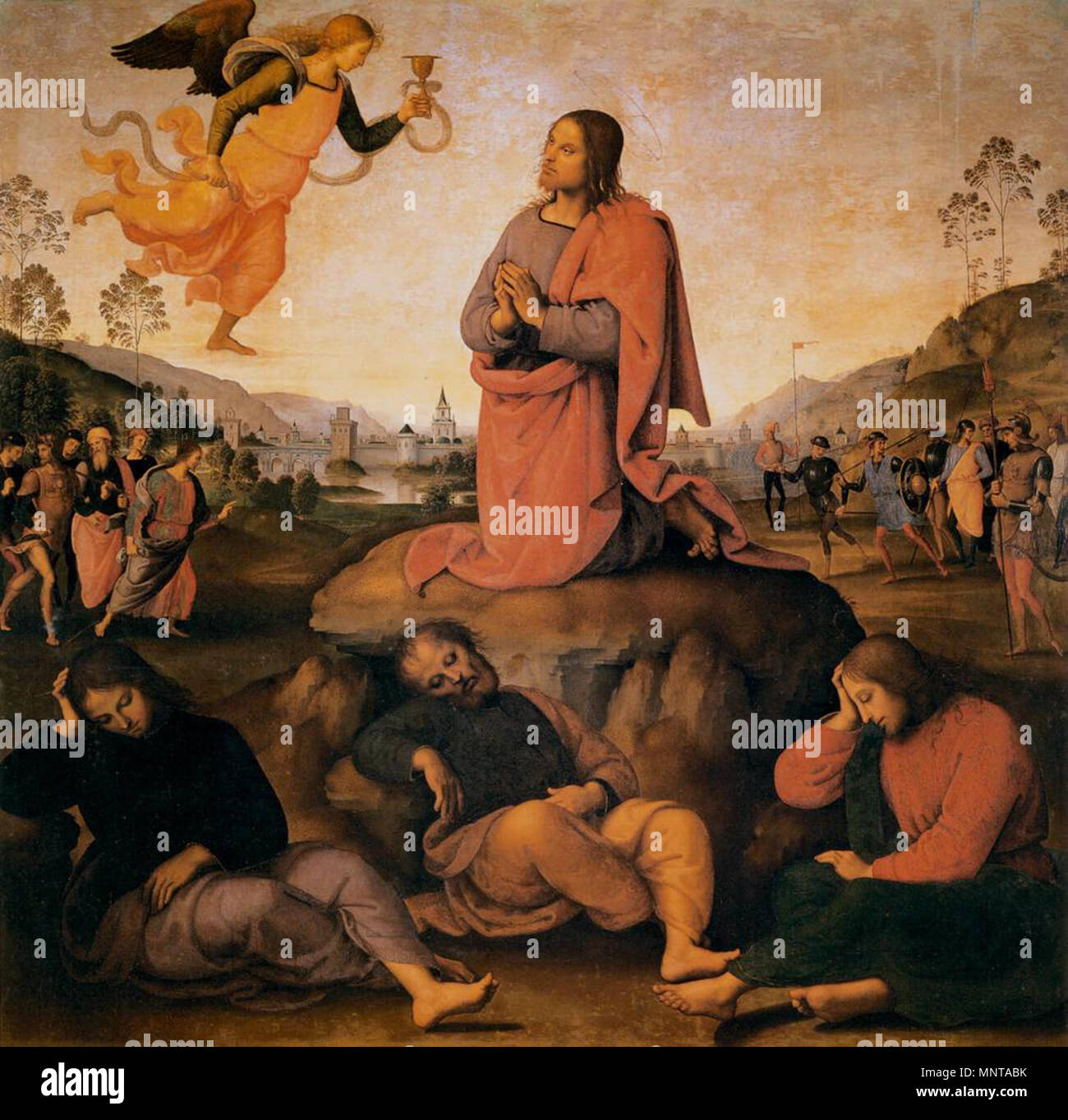La preghiera nel giardino di circa 1492. 997 Pietro Perugino - La preghiera nel giardino - WGA17268 Foto Stock