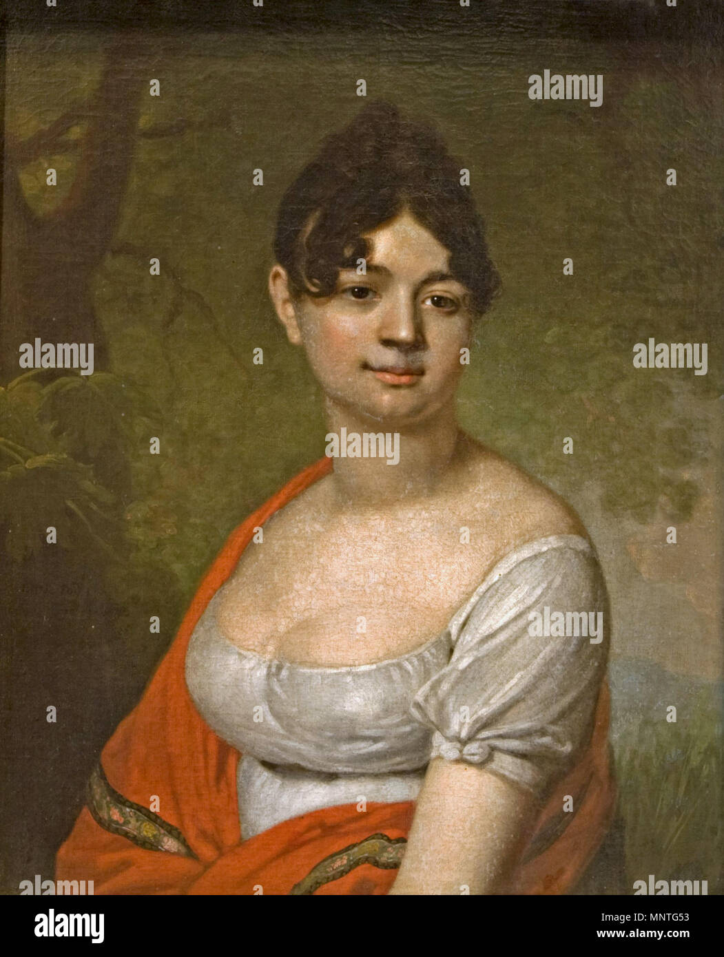 Ïîðòðåò íåèçâåñòíîé . Боровиковский Владимир Лукич. Женский портрет. 1805 Государственное учреждение культуры Самарской области 'Самарский областной художественный музей' . 1805. Vladimir Borovikovsky (1757-1825) nomi alternativi Vladimir Lukič Borovikovskij, Vladímir Lukich Borovikovski, Wladimir Lukitsch Borowikowski Descrizione Russian-Ukrainian pittore iconografo e Data di nascita e morte 24 luglio 1757 (nel calendario giuliano) 6 aprile 1825 (nel calendario giuliano) Luogo di nascita e morte Myrhorod, Ucraina San Pietroburgo posizione di lavoro Mosca, San Pietroburgo Autorità controllo : Foto Stock