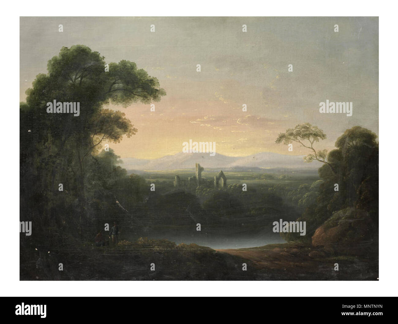 . Inglese: attribuita a Giovanni Rathbone (Chester circa 1750-1807 Londra) cifre su un litorale prima di un paesaggio fluviale, . 1800. John Rathbone (1750-1807) Descrizione pittore inglese Data di nascita e morte circa 1750 1807 Luogo di nascita e morte Cheshire London sede di lavoro Manchester; Preston (1774); Leeds (1775); Londra (1785 - ) competente controllo : Q16858259 VIAF: 305030560 ULAN: RKD 500011245: 65672 1043 Rathbone, Giovanni - le figure su un litorale prima di un paesaggio fluviale Foto Stock . Inglese: attribuita a Giovanni Rathbone (Chester circa 1750-1807 Londra) cifre su un litorale prima di un paesaggio fluviale, . 1800. John Rathbone (1750-1807) Descrizione pittore inglese Data di nascita e morte circa 1750 1807 Luogo di nascita e morte Cheshire London sede di lavoro Manchester; Preston (1774); Leeds (1775); Londra (1785 - ) competente controllo : Q16858259 VIAF: 305030560 ULAN: RKD 500011245: 65672 1043 Rathbone, Giovanni - le figure su un litorale prima di un paesaggio fluviale Foto Stock