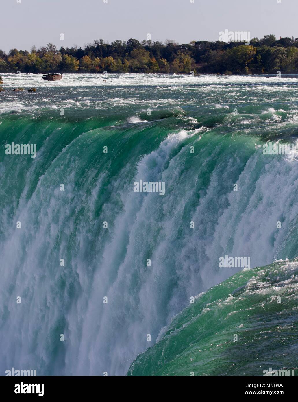 Immagine di un incredibile cascata Niagara a caduta Foto Stock