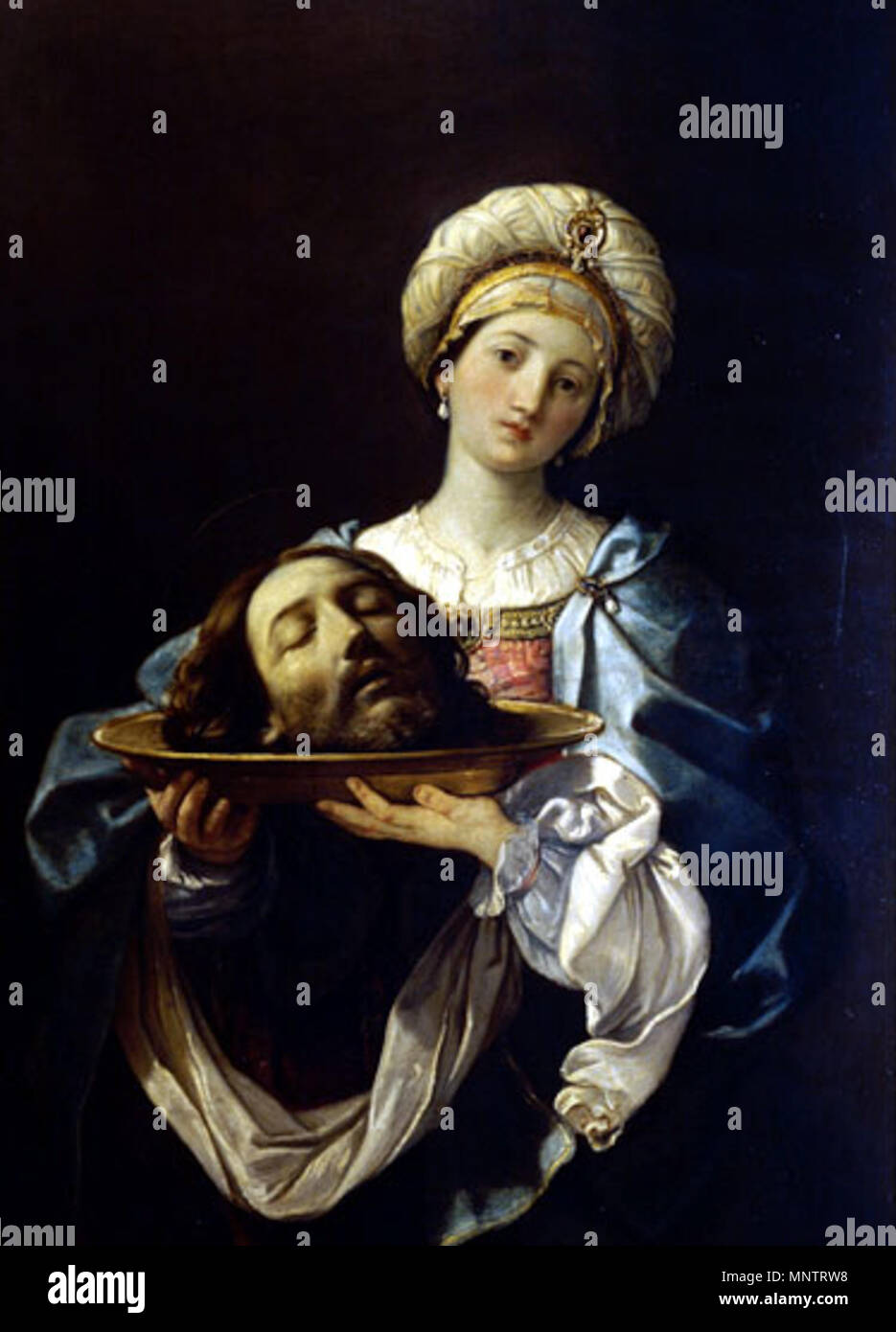 Salomè con la testa di Giovanni il Battista 1630-1635. 1053 Reni Guido - Salomè con la testa di Giovanni il Battista - 1630-1635 Foto Stock