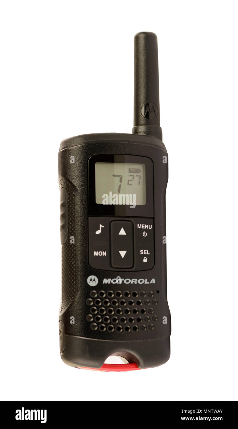 Walkie talkie ritagliare l'immagine Foto Stock