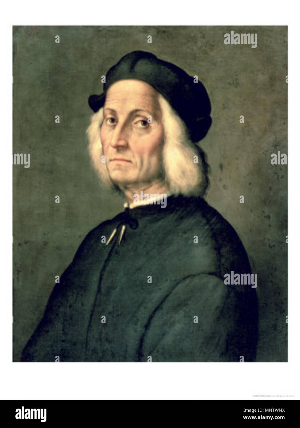 Ritratto di un uomo vecchio prima metà del XVI secolo. 1061 Ridolfo del Ghirlandaio - Ritratto di un uomo vecchio Foto Stock
