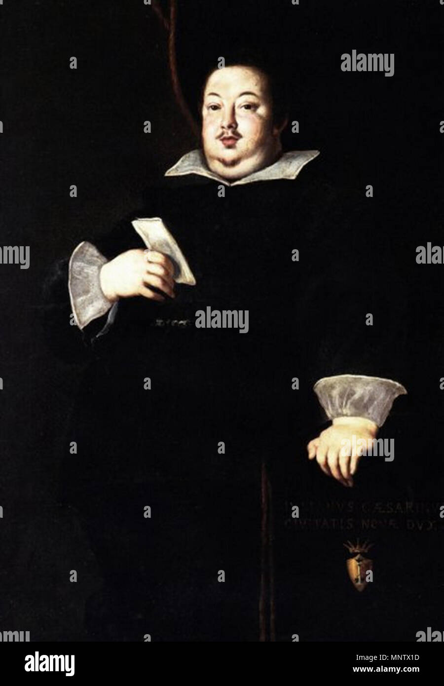 . Italiano: Ritratto del duca giuliano II cesarini . Il XVI secolo. Ottavio Leoni (1578-1630) Descrizione pittore Data di nascita e morte 1578 1630 Luogo di nascita e morte Roma Roma periodo di lavoro opera barocca luogo Roma (1614 - 1630) Autorità di controllo : Q389768 VIAF: 86894108 ISNI: 0000 0001 1821 7855 ULAN: 500001403 LCCN: nr2003000171 WGA: leoni, Ottavio WorldCat 1063 Ritratto del duca Giuliano II Cesarini Foto Stock