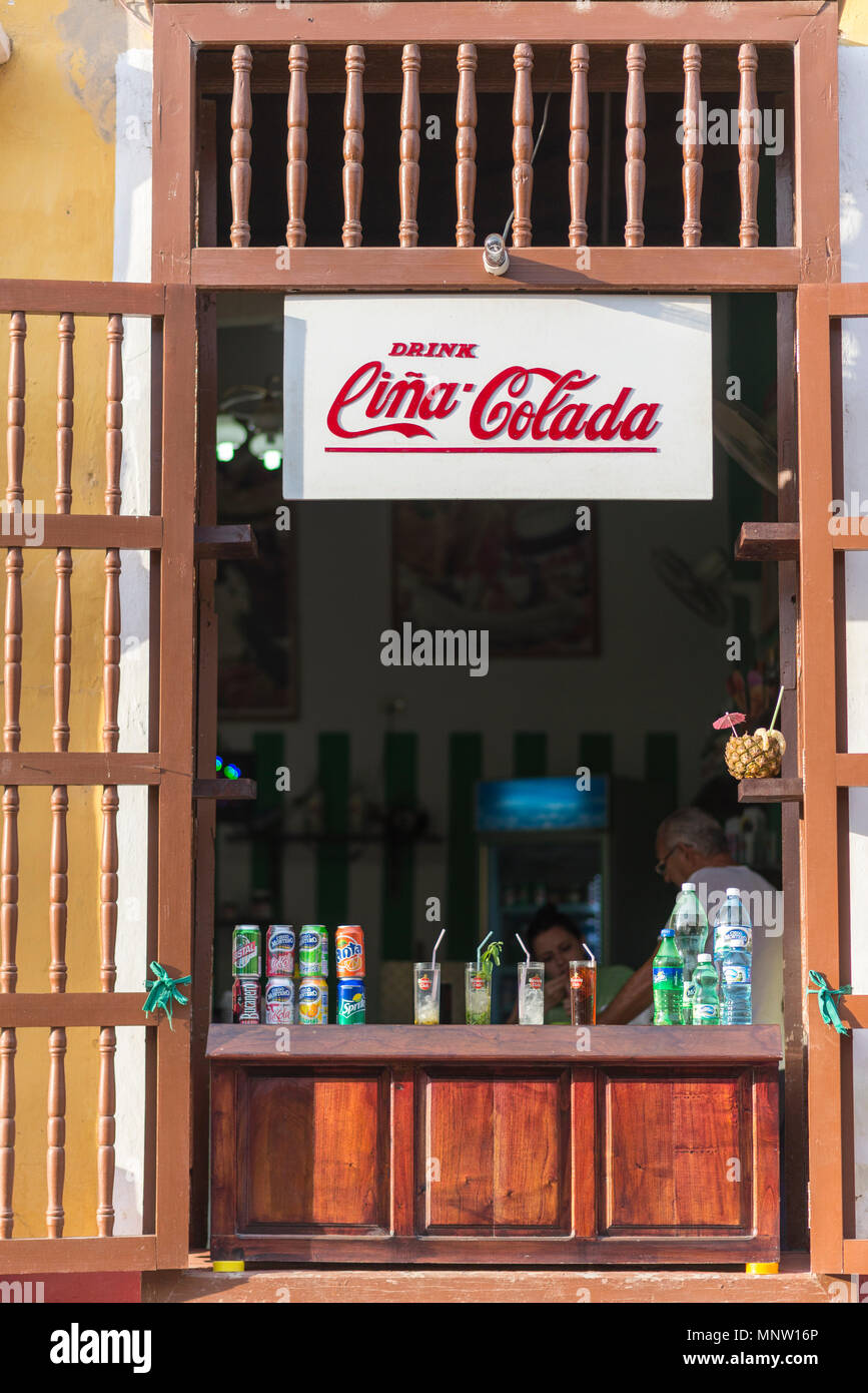 Afferrate un fresco drink qui Foto Stock