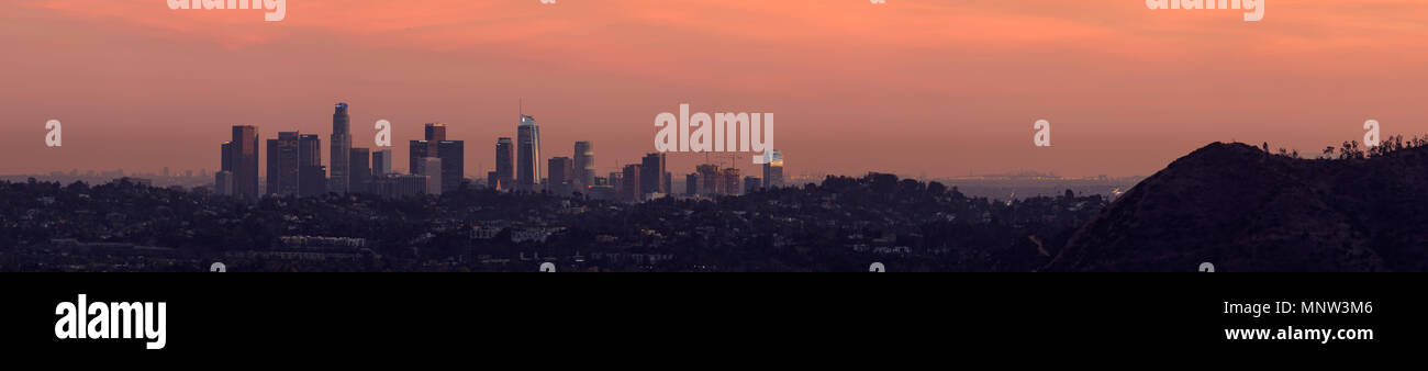 Los Angeles panorama 2018 Foto Stock
