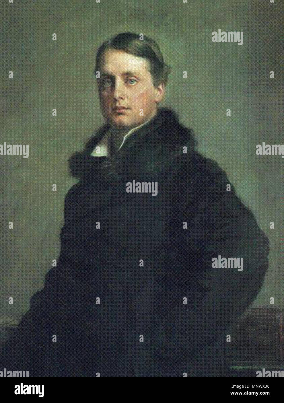 . Archibald Primrose, 5° Conte di Rosebery . Data sconosciuta. John Everett Millais (1829-1896) Descrizione British pittore illustratore inglese: uno dei fondatori della Fratellanza Pre-Raphaelite. Data di nascita e morte 8 Giugno 1829 13 agosto 1896 Luogo di nascita e morte Southampton (Hampshire) London sede di lavoro London Authority control : Q159606 VIAF: 51738621 ISNI: 0000 0001 2132 781X ULAN: 500031367 LCCN: N50041758 NLA: 35351925 WorldCat 1073 RoseberyMillais Foto Stock