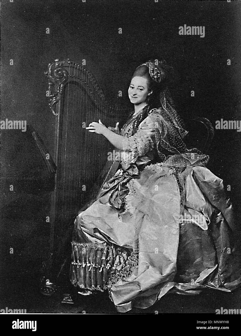 Русский: Глафира Ивановна Алымова (1758-1826) Français : Glaphire Ivanowna Alymoff (1758-1826) 1776. 1079 RusPortraits v2-185 Glaphire Ivanowna Alymoff Foto Stock