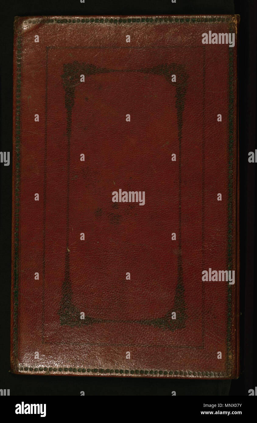 Anonimo (islamica). "Vincolante da raccolte di opere (Kulliyat),' n.d.. pelle marrone. Walters Art Museum (W.617.legame): acquistato da Henry Walters. W.617.binding 1082 Sa'di - raccolte di opere (Kulliyat) - Walters W617 - parte superiore chiusa Foto Stock