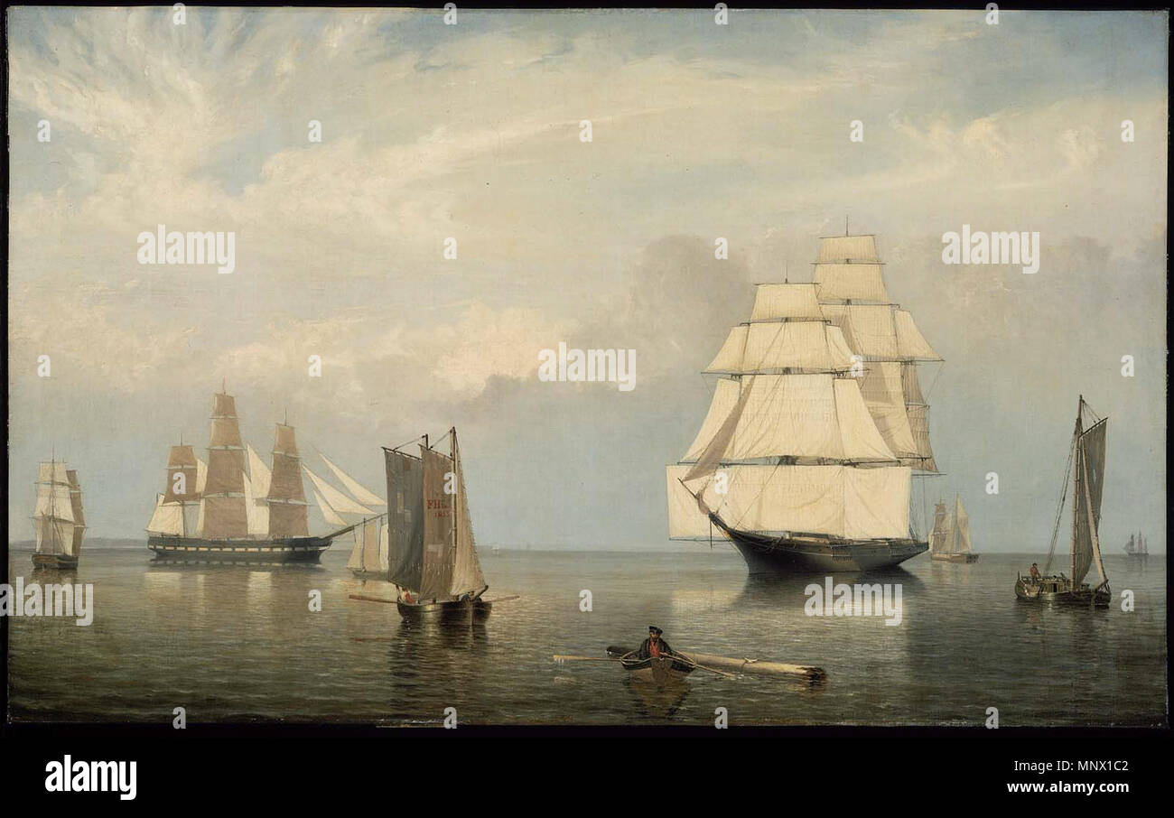 . Porto di Salem . 1853. Fitz Henry Lane (1804-1865) nomi alternativi Fitz Henry Lane (nato Nathaniel Rogers Lane) Descrizione pittore americano Data di nascita e morte 19 Dicembre 1804 14 agosto 1865 Luogo di nascita e morte Gloucester Gloucester competente controllo : Q462404 VIAF: 47562039 ISNI: 0000 0000 8126 6169 ULAN: 500007673 LCCN: N50038734 WGA: LANE, Fitz Hugh WorldCat 1086 Salem Harbor Fitz Hugh Lane Foto Stock