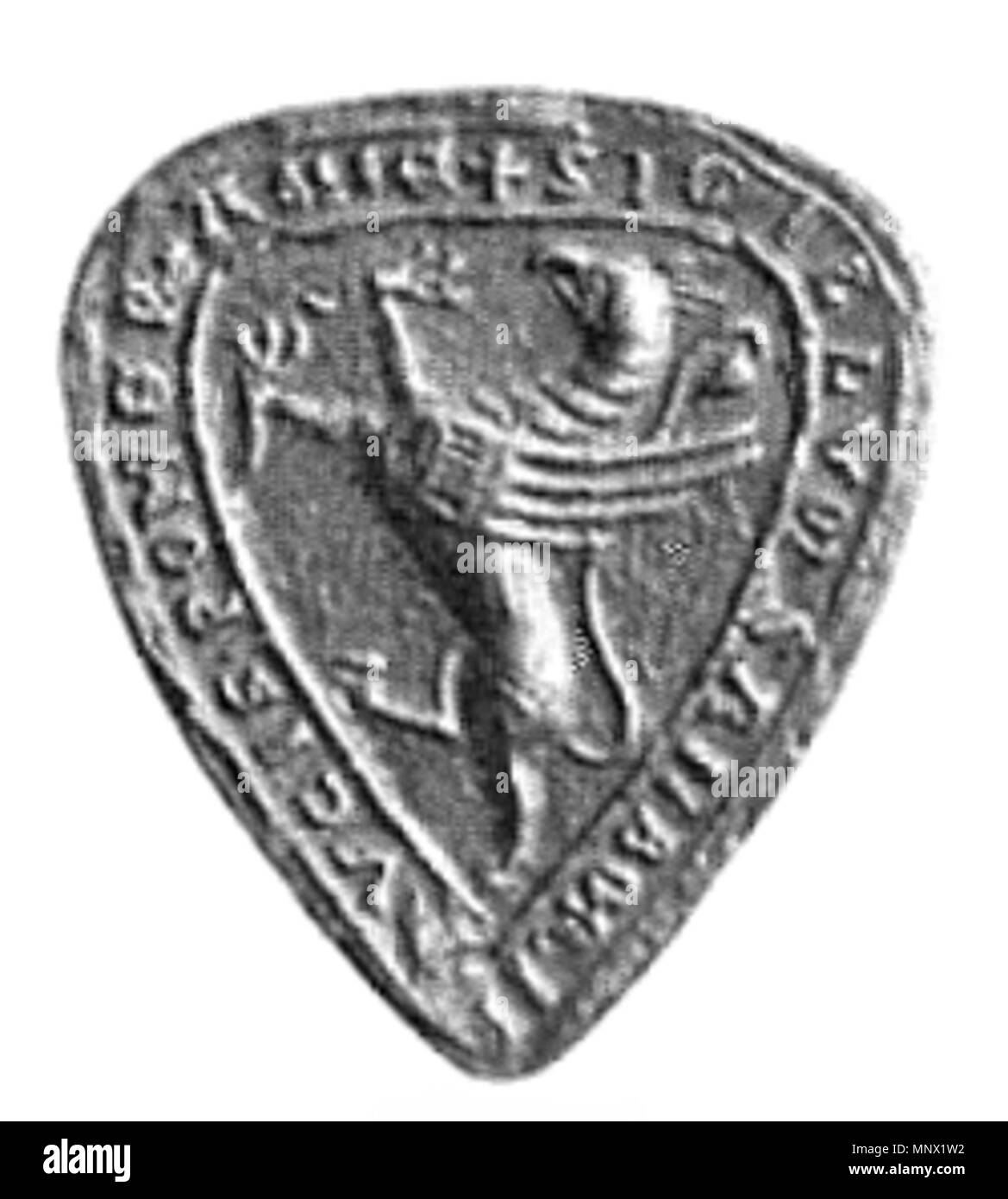 . Sambor II Tczewski guarnizione . 1229. Questo file è privo di informazioni sull'autore. 1088 Sambor II guarnizione Tczewski 1229 Foto Stock