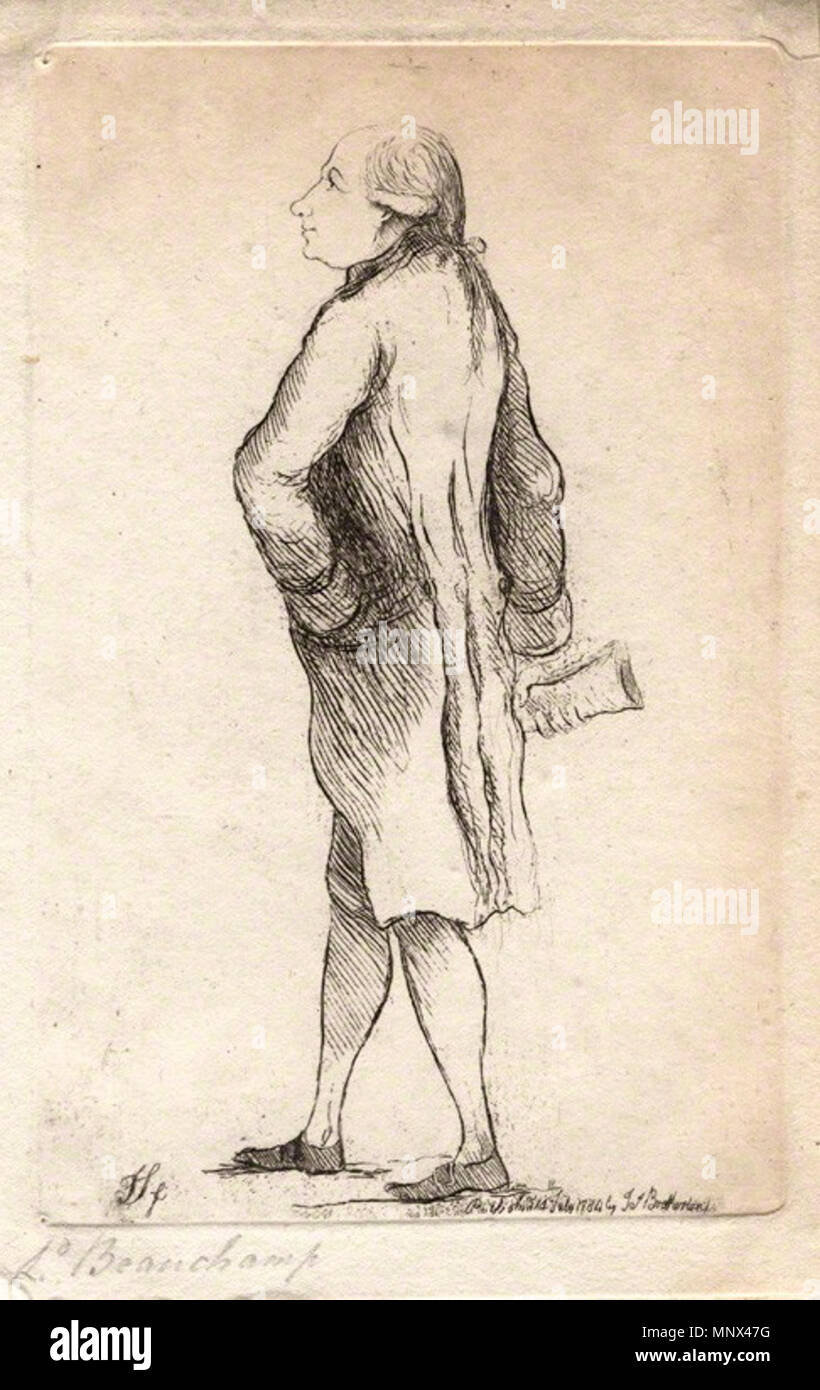 Francesco Seymour Conway, 2a Marchese di Hertford pubblicato il 14 luglio 1784. 1098 Sayers - 2a Marchese di Hertford Foto Stock