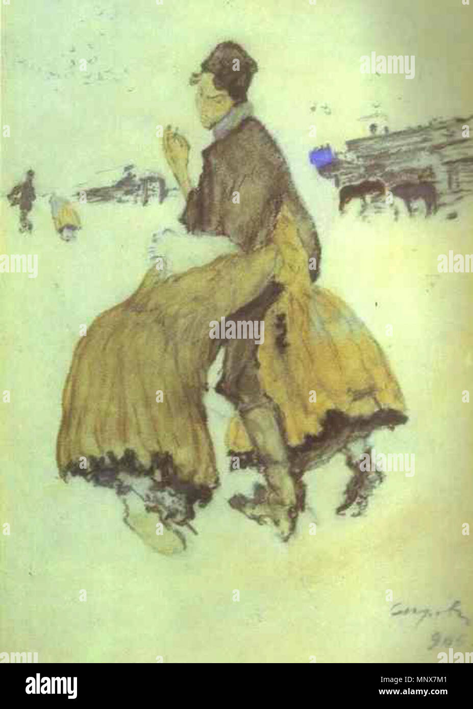 1112 Serov - a reclutare Foto Stock