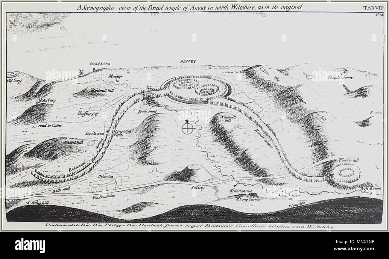 . Inglese: Il Santuario nel 1723 da William Stukeley . 1723. William Stukeley (1687-1765) nomi alternativi Rev. William Stukeley Descrizione antiquario britannico e biografo biografo di Isaac Newton Data di nascita e morte 7 Novembre 1687 3 marzo 1765 Luogo di nascita e morte Holbeach London Authority control : Q1381018 VIAF: 69060428 ISNI: 0000 0001 2138 1891 ULAN: 500001185 LCCN: N83151857 NLA: 35530256 WorldCat 1112 SerpentWilliamStukeley Foto Stock