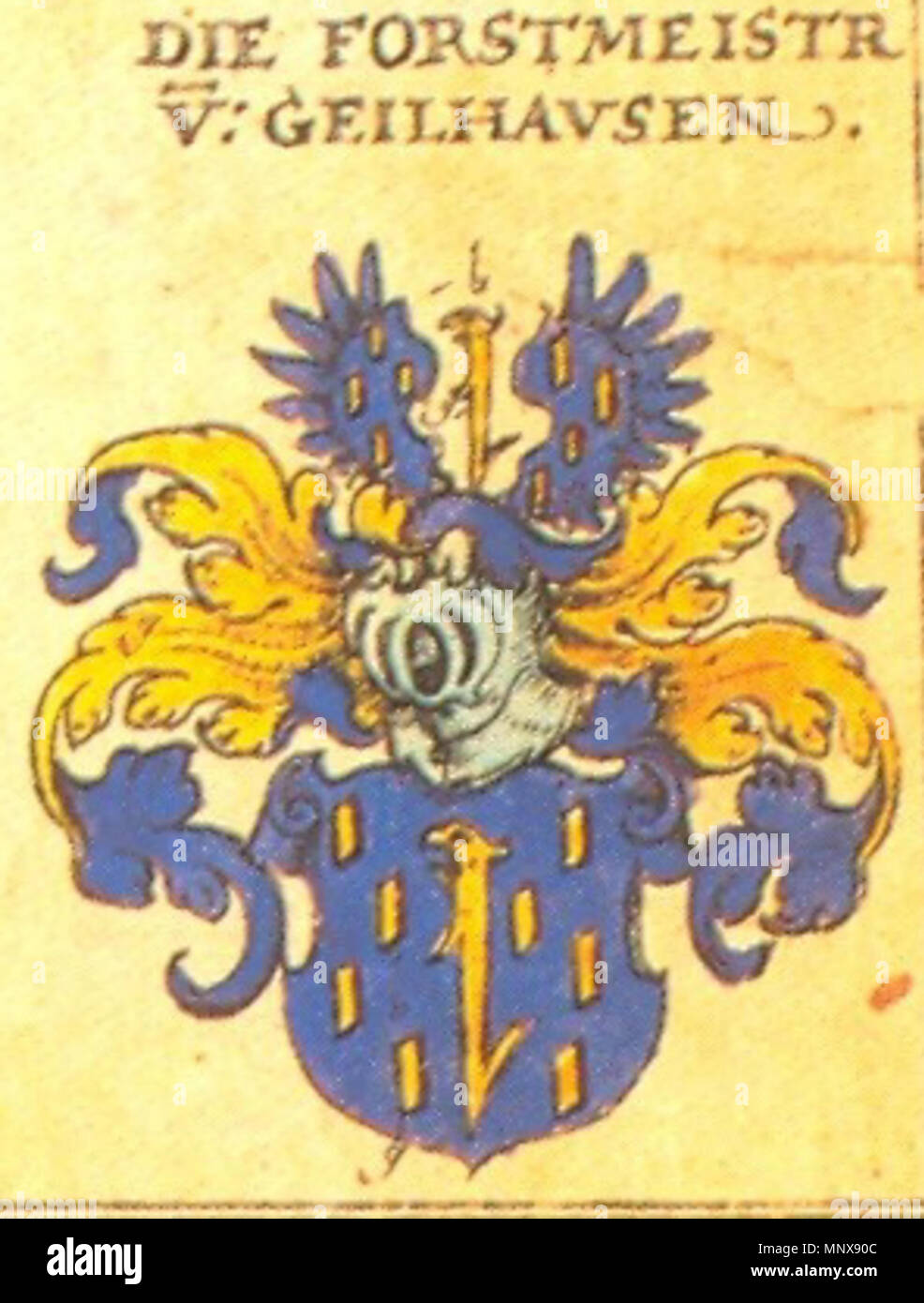 . Johann Siebmacher: Nuovo Wappenbuch eingescannt aus: Horst Appuhn (caldaia a recupero.), Johann Siebmachers Wappenbuch. Die bibliophilen Taschenbücher 538, 2. verbo. Aufl , Dortmund 1989 Rheinische Blatt 127 . Il 30 giugno 2012, 00:14 (UTC). Siebmacher127.jpg: Johann Siebmacher (1561-) nomi alternativi Johann Ambrosius Siebmacher Johann Sibmacher, Johann Syber Descrizione pittore tedesco, incisore e incisore, Data di nascita e morte circa 1561 23 Marzo 1611 / 1611 Luogo di nascita e morte di Norimberga Autorità di Norimberga controllo : Q74965 VIAF: 56733639 ISNI: 0000 0001 1838 8099 LCCN: N50027224 GND: 119546655 Foto Stock