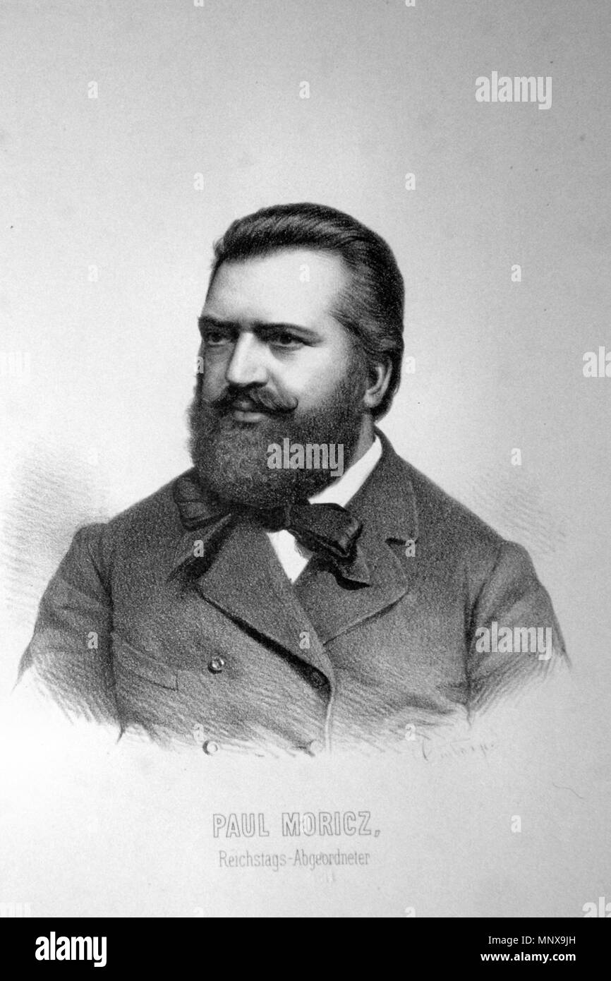 Fotocamere digitali Olympus . Deutsch: Paolo Moricz von Tecsö (geb. 1826), ungarischer Publizist, Mitglied des Reichsrats. Lithographie von Adolf Dauthage, ca. 1880 . circa 1880. Adolf Dauthage (1825-1883) 905 Paolo Moricz Litho Foto Stock