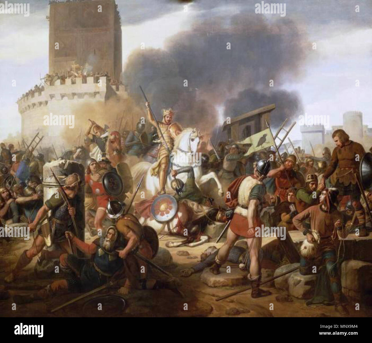 1119 assedio di Parigi (885-886) Foto Stock