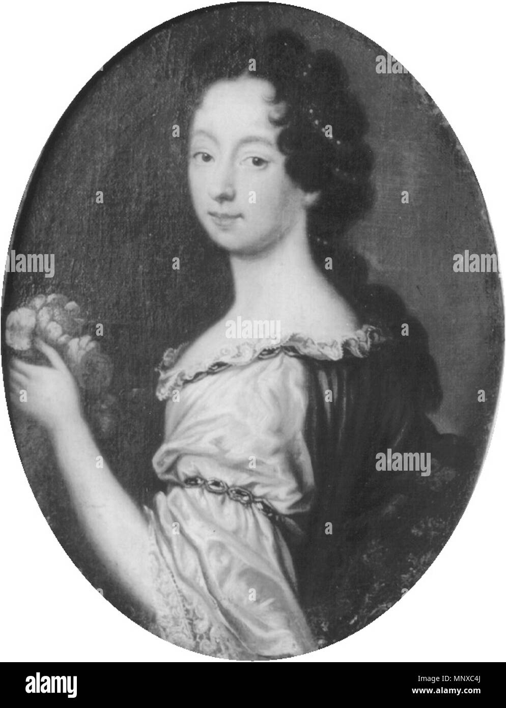 Italiano: Ritratto di Maria Cristina di Borbone il cosiddetto ritratto di Christine Marie di Francia . Inglese: il cosiddetto Ritratto di Cristina di Francia, la Duchessa di Savoia (1606-1663), ma probabilmente ritratto di Anne Marie d'Orléans, Regina della Sardegna (1669-1728). . Il XVIII secolo. 1129 cosiddetto Ritratto di Cristina di Francia - Torino Foto Stock