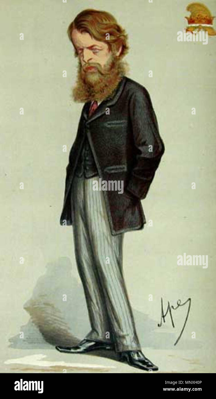 . La caricatura di George Sutherland-Leveson-Gower, 3° duca di Sutherland. Leggere la didascalia "semplice e modesta se stesso, ancora magnifico e generoso verso i suoi compagni di uomini, egli è il principe dei duchi". 1870. Carlo Pellegrini (1839-1889) nomi alternativi Lo Strinare, Ape Descrizione artista italiano e caricaturista Data di nascita e morte 25 Marzo 1839 22 gennaio 1889 Luogo di nascita e morte Capua Londra sede di lavoro London Authority control : Q935877 VIAF: 91408204 ISNI: 0000 0001 1684 9584 ULAN: 500106277 LCCN: N94116782 NLA: 35070756 WorldCat 1151 3° duca di Sutherland Foto Stock