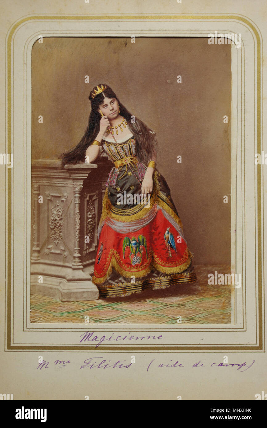 1155 Szathmári Romanian membri della Corte in costume storico 33 Foto Stock