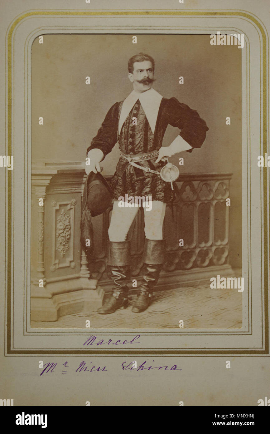 1155 Szathmári Romanian membri della Corte in costume storico 42 Foto Stock