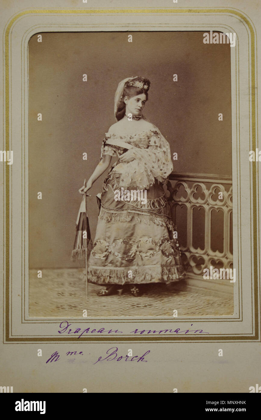 1155 Szathmári Romanian membri della Corte in costume storico 41 Foto Stock