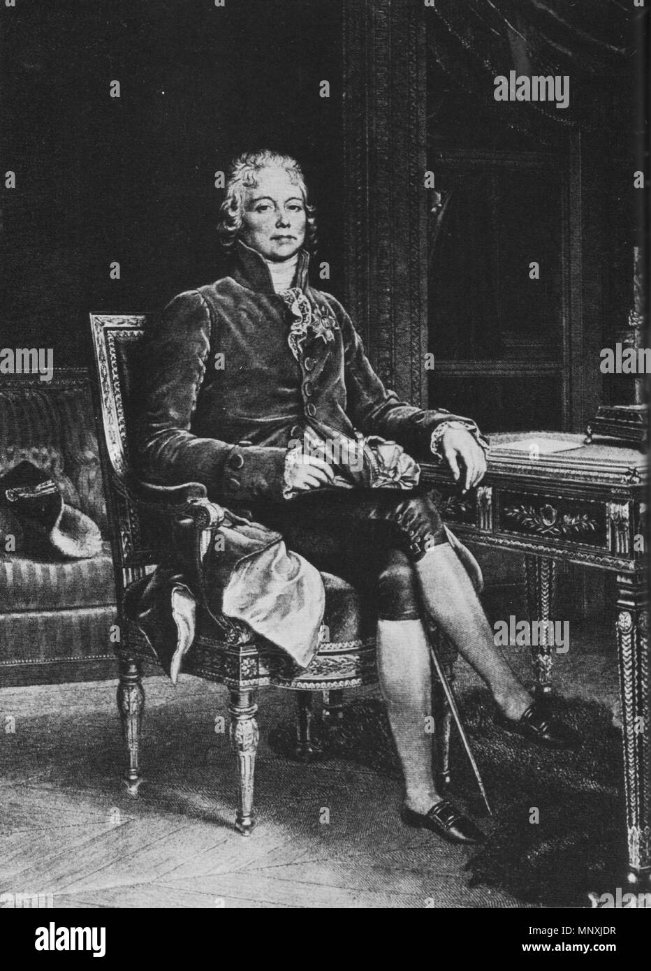 . Français : Charles Maurice de Talleyrand Périgord (1754-1838), il Principe de Bénévent . dopo il 1808. 1158 Talleyrand von Gerard Foto Stock