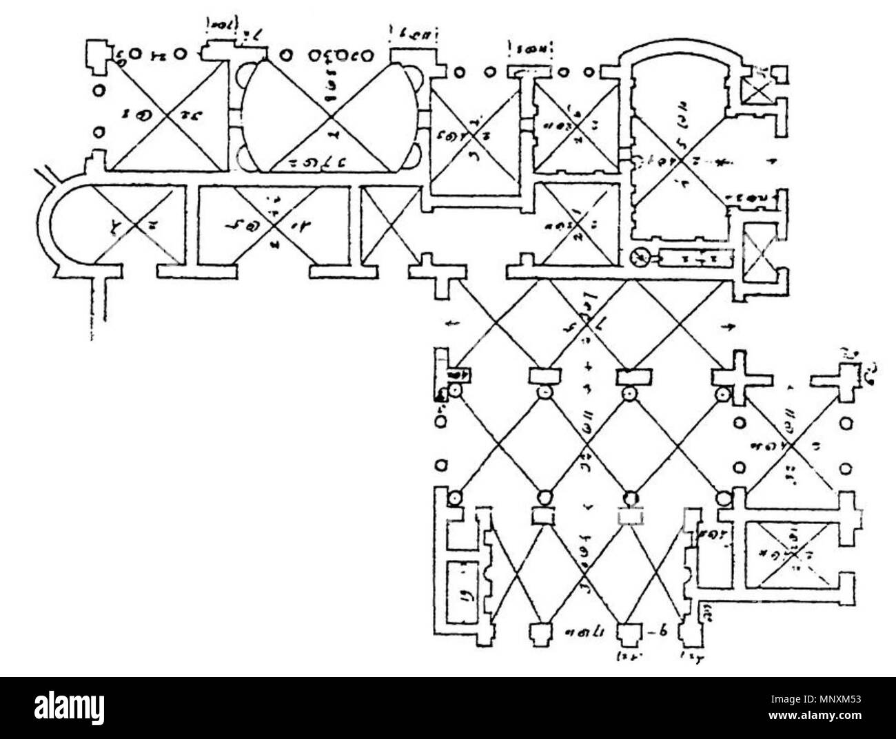 . Italiano: Terme Eleniane, disegno di Andrea Palladio . Il 19 aprile 2012. Andrea Palladio (1508-1580) nomi alternativi Giovan Battista Palladio; Andrea di Pietro dalla Gondola architetto Descrizione Data di nascita e morte tra il 8 novembre 1508 e 30 novembre 1508 circa 19 agosto 1580 Luogo di nascita e morte Padova Vicenza sede di lavoro Veneto competente controllo : Q177692 VIAF: 17227673 ISNI: 0000 0001 2122 2209 ULAN: 500021650 LCCN: N80038415 NLA: 35406748 WorldCat 1166 Terme eleniane palladio Foto Stock