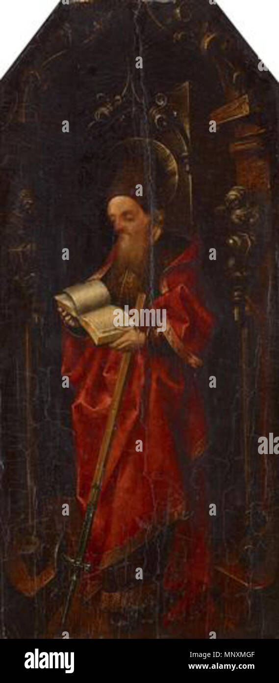 Inglese: l apostolo Matteo tra circa 1500 e circa 1510. 1168 L'apostolo Matteo Mair von Landshut Foto Stock