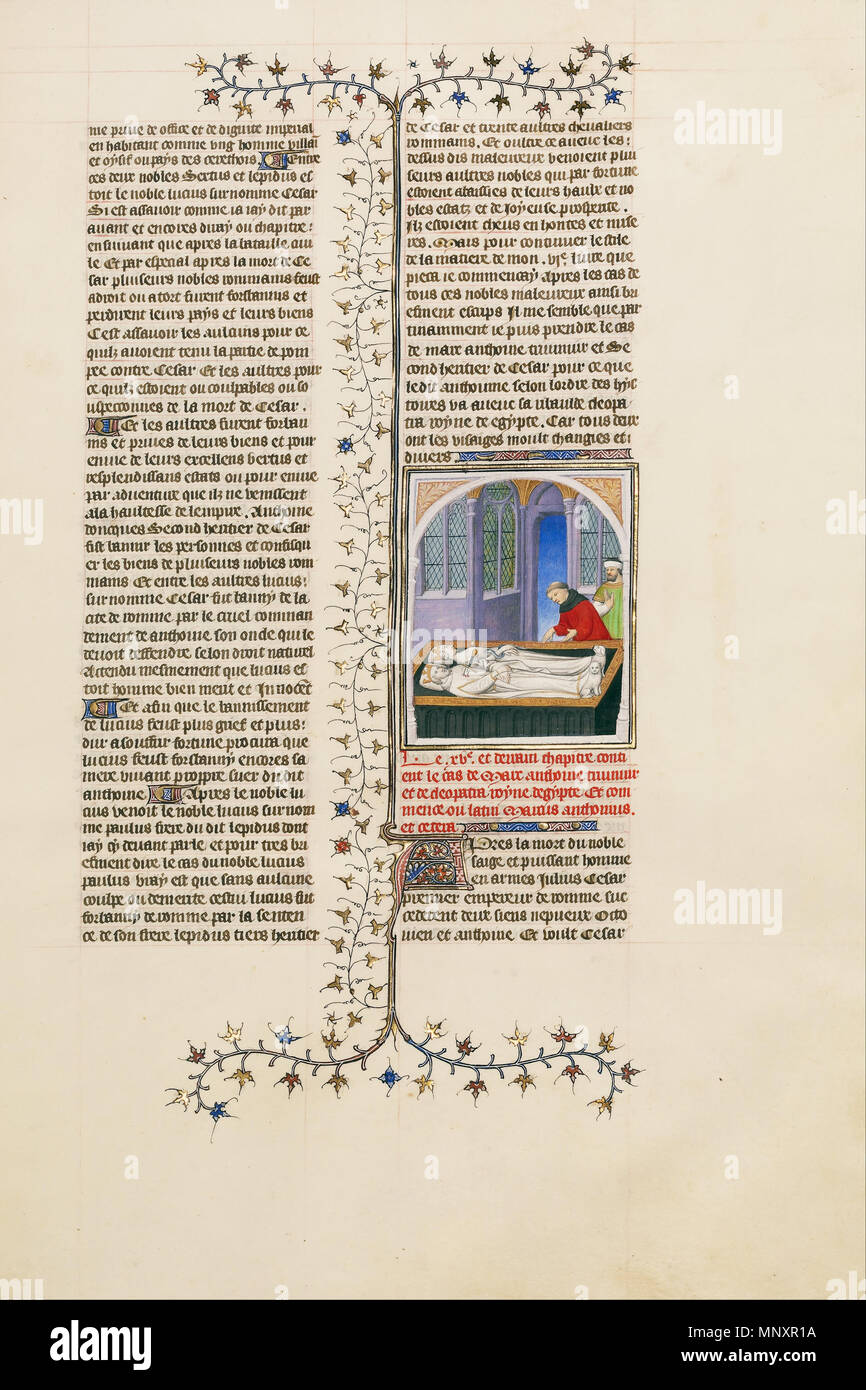 La Tomba di Marc Antonio e Cleopatra circa 1413 - 1415. 1182 La tomba di Marc Antonio e Cleopatra - Google Art Project Foto Stock