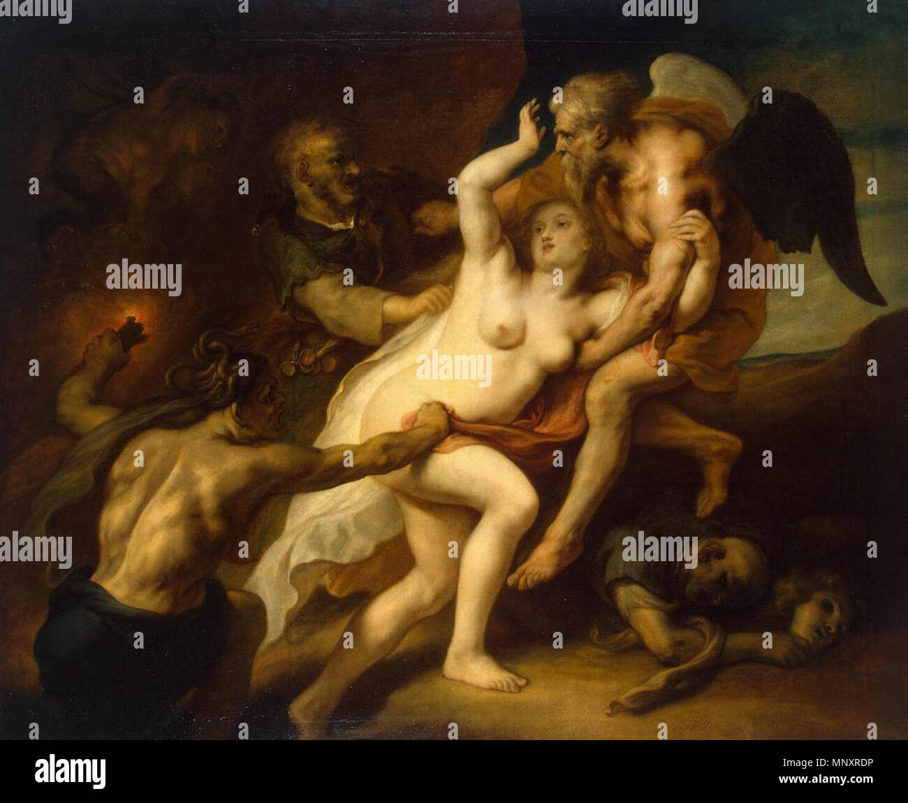 Tempo rivela la verità 1657. 1184 Theodoor VAN Thulden - tempo rivela la verità - WGA22235 Foto Stock