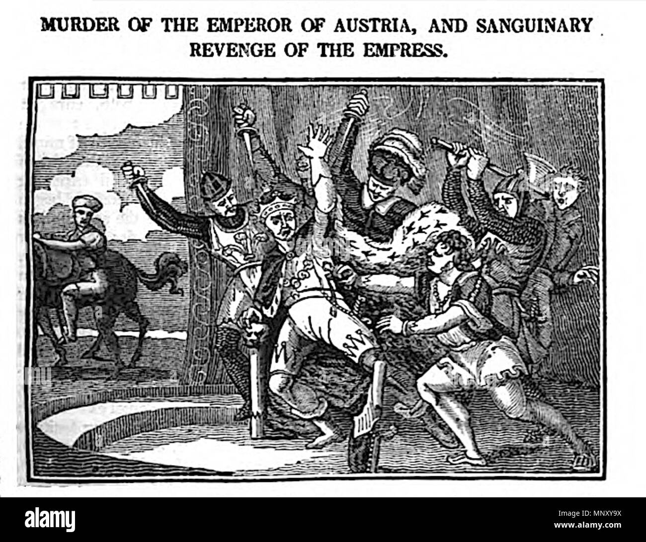 . Inglese: assassinio dell'Imperatore d'Austria... 1825. John Byfield 1202 TR1 Immagine 25 Foto Stock