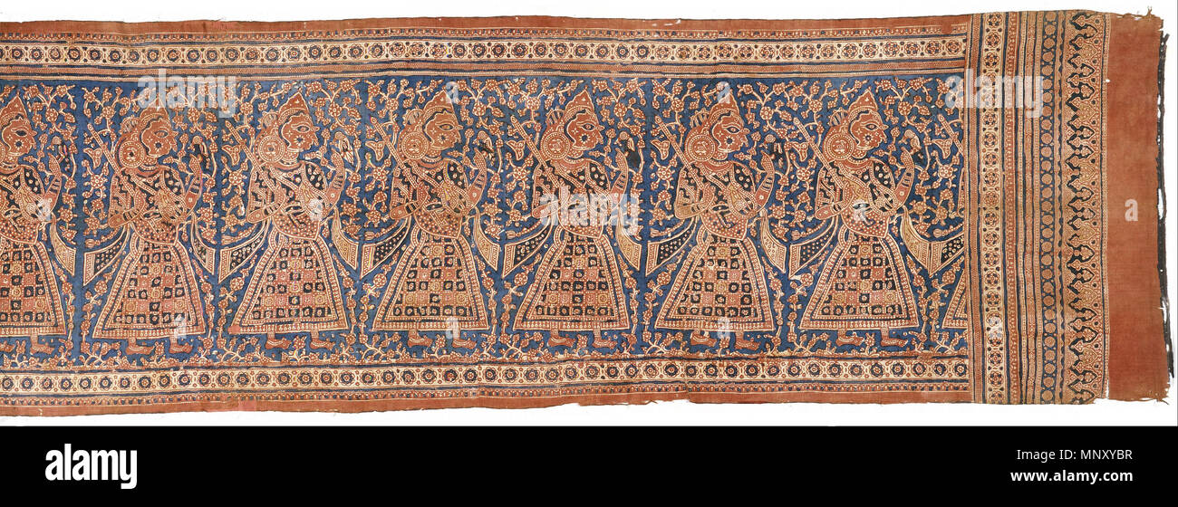 Panno cerimoniale e sacro cimelio di famiglia [mawa o ma'a] dal Gujarat, India del xvii secolo. 1203 commerciato al popolo Toraja, Sulawesi, Indonesia - panno cerimoniale e sacro cimelio di famiglia (mawa o ma'a) - Google Art Project Foto Stock