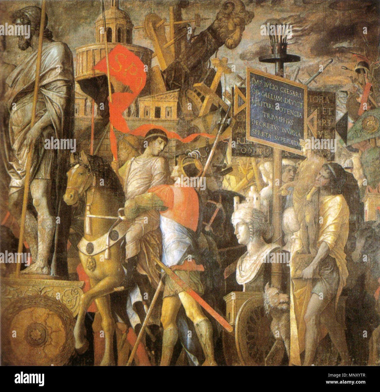 I Trionfi di Cesare . Dettagli . tra circa 1486 e circa 1505. 1205 Trionfi di Cesare 02 Foto Stock