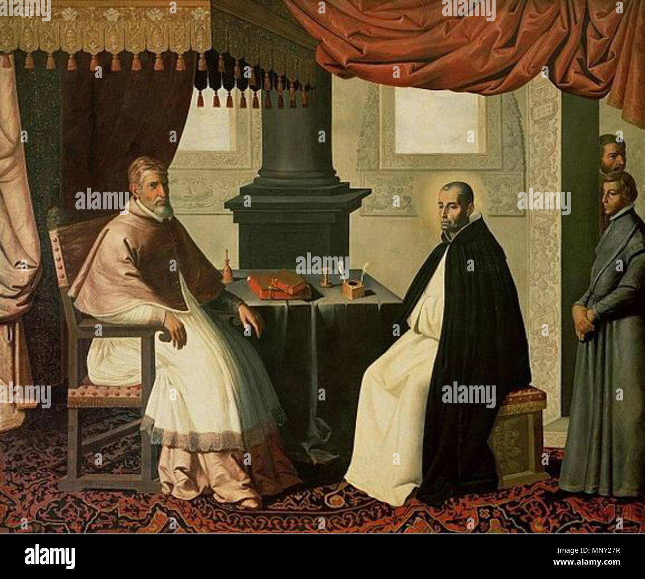 1216 Urban II Francisco de Zurbarán Foto Stock