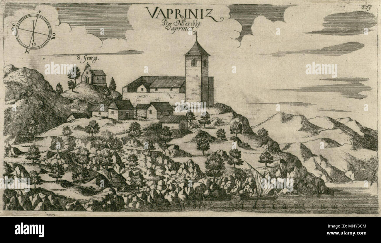 . Veprinac . 1679. Johann von Weikhard Valvasor (1641-1693) nomi alternativi Johann Weichard von Valvasor, Janez Vajkard Valvasor Descrizione Carniolan storico, scrittore e scienziato Data di nascita e morte possono 1641 19 Settembre 1693 Luogo di nascita e morte Ljubljana Krško posizione di lavoro autorità di Norimberga controllo : Q551267 VIAF: 49262010 ISNI: 0000 0000 7974 9508 ULAN: 500098240 LCCN: N85090400 NLA: 35765670 WorldCat 1221 Valvasor - Veprinac Foto Stock